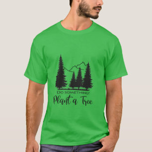 Anläggning av ett Träd-naturskydd-Coola-grafik T Shirt