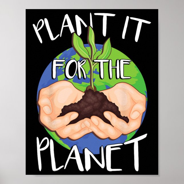 Anläggning den för planeten poster (Framsidan)