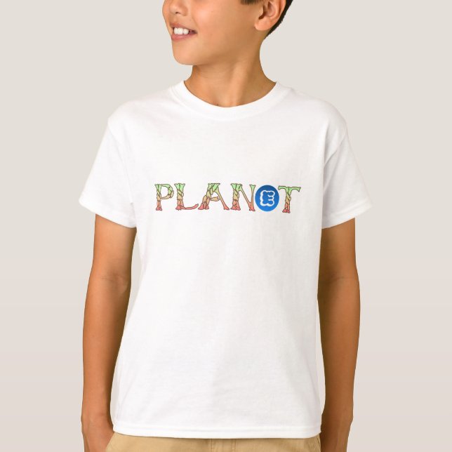 Anläggning för vår planet t shirt (Framsida)