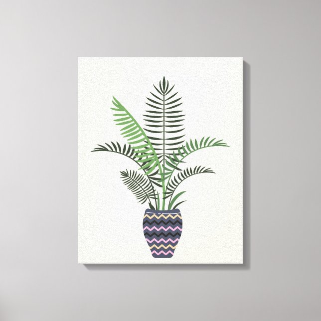 Anläggning i Decorative Vas Canvastryck (Framsida)