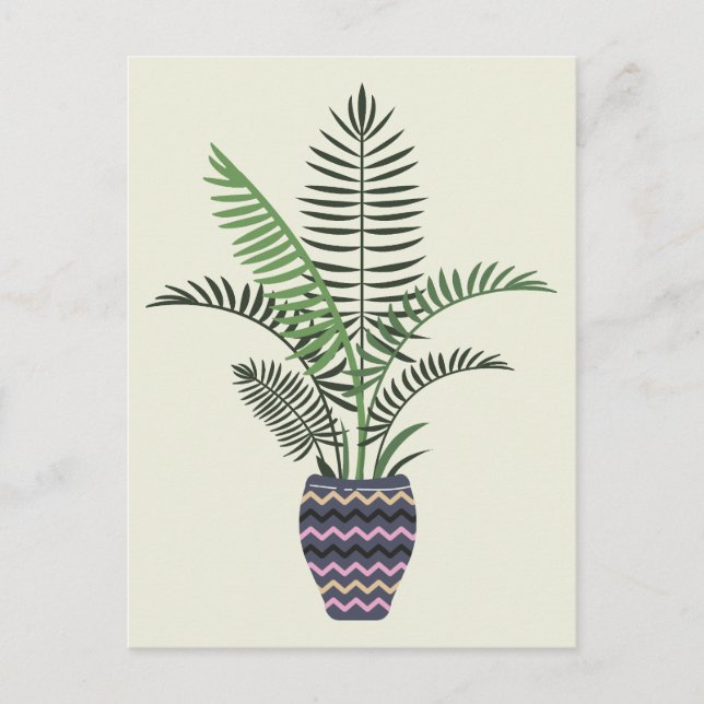 Anläggning i Decorative Vas Helg Vykort (Framsida)