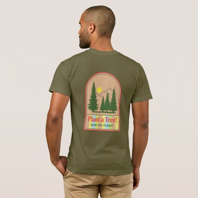 Anläggning i Träd, Räddat planeten, Coola Tanktop T Shirt (Hel baksida)