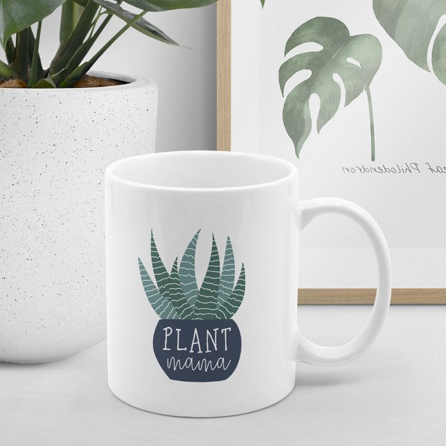Anläggning Mamma | Plant Älskare Kaffemugg (Skapare uppladdad)