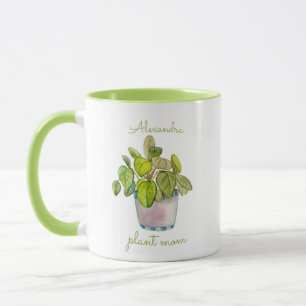 Anläggning Mamma Watercolor Poseplant Mugg