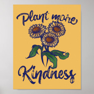 Anläggning mer KINDNESS materiellärare för daisy Poster