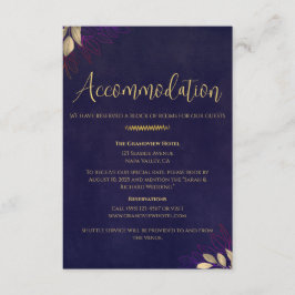 Anläggning och information om samvet Luxe Bröllop Tilläggskort