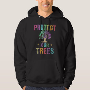 Anläggning och skydd vår Träd Earth Day Spara Plan Hoodie
