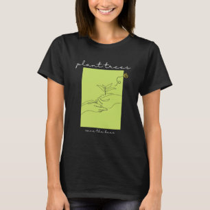 Anläggning Träd Spara Bes EnvironmentNature Conser T Shirt