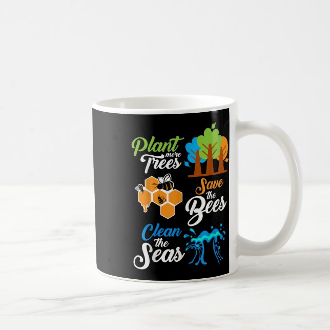 Anläggning Träd, Spara bin, renhavsmiljö P Kaffemugg (Höger)