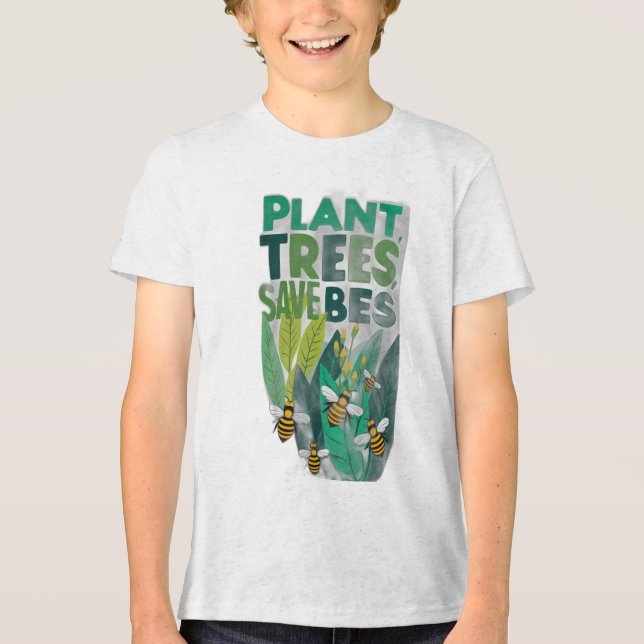 Anläggning Träd, Spara bin T Shirt (Framsida)