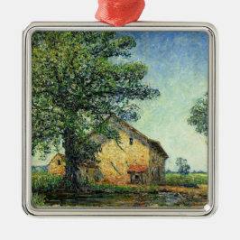 Anläggning vid La Petite Mare in Frankrike (av Pic Julgransprydnad Metall