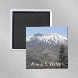 Anläggningen St Helens Volcano i snö täckt Magnet