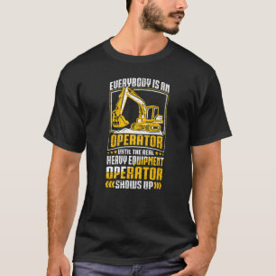 Anläggningsarbetare och byggnadsarbetare t shirt
