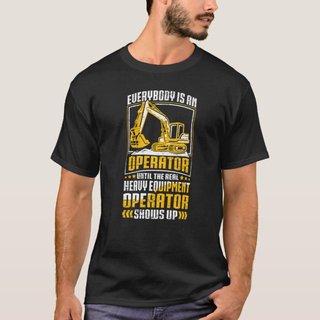 Anläggningsarbetare och byggnadsarbetare t shirt (Framsida)