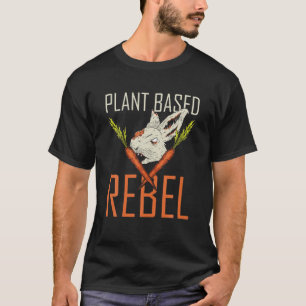 Anläggningsbaserad Rebel Rabbit Hare Carrots Go Ve T Shirt