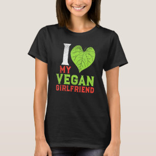 Anläggningsbaserat Vegan-par I Kärlek Min Vegan Gi T Shirt