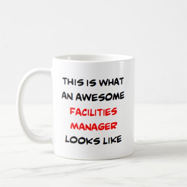 Anläggningschef, fantastisk kaffemugg (Vänster)