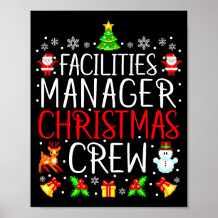 Anläggningschef Jul Crew Matchning Jul Poster