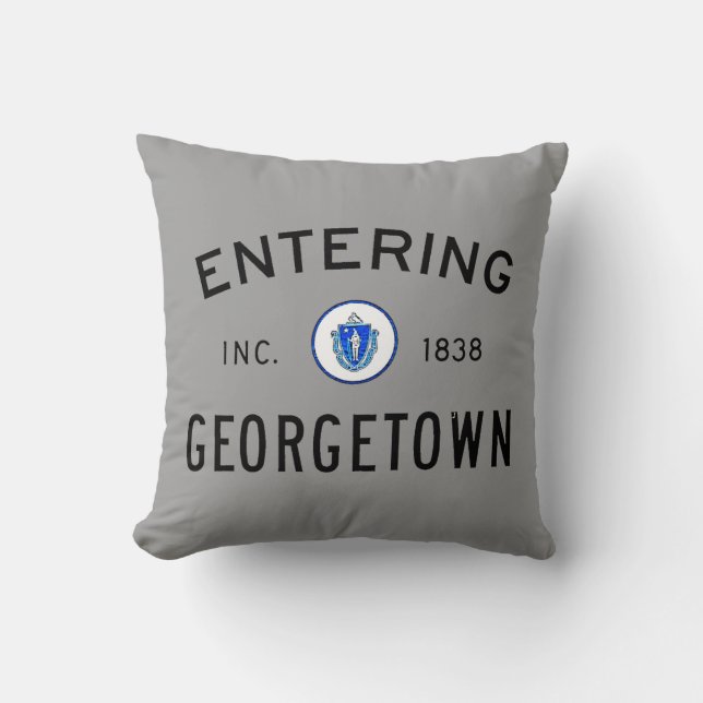 Anländer till Georgetown Kudde (Framsida)