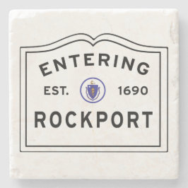 Anländer till Rockport Massachusetts Stenunderlägg