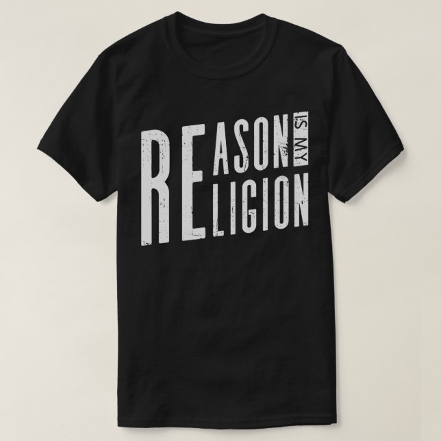 Anledningen är min religiösa teistiska teism t shirt (Design framsida)