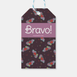 Anm.: Doodles for Music Teacher Rosa kärlek Presentetikett