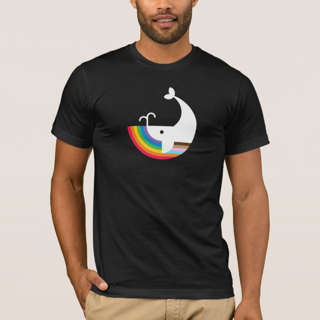 Anm.: Pride Butch-cut Whale Te (premie) T Shirt (Framsida)