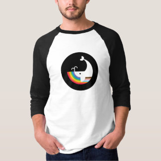 Anm.: Pridet Butch-cut Whale Baseball Te T Shirt