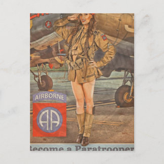 Anmäl dig till den 82:a flygburna vykort