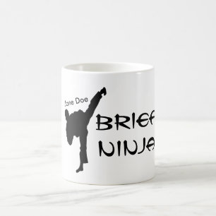 Anmäla för personligSteno kort Ninja domstol Kaffemugg