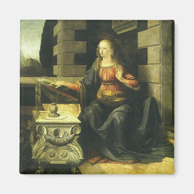 Anmälan av Herren genom Leonardo da Vinci Magnet (Framsidan)