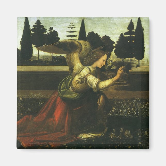 Anmälan av Herren genom Leonardo da Vinci Magnet (Framsidan)