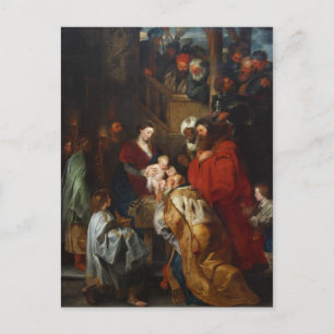 Anmälan av Magi av Peter Paul Rubens Vykort