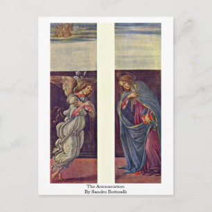 Anmälan av Sandro Botticelli Vykort