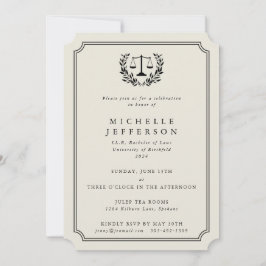 Anmälan från Cream Law School Studenten Inbjudningar