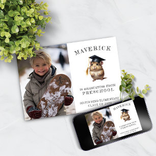 Anmälan från Cute Hamster Preschool Studenten Meddelande