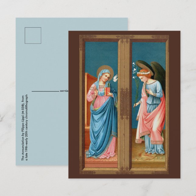 Anmälan från F. Lippi (M 038) Vykort (Fram/baksida)