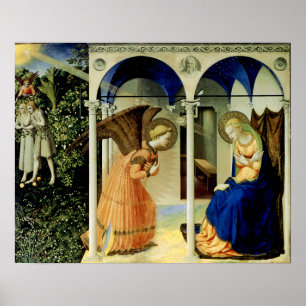 Anmälan från Fra Angelico Poster