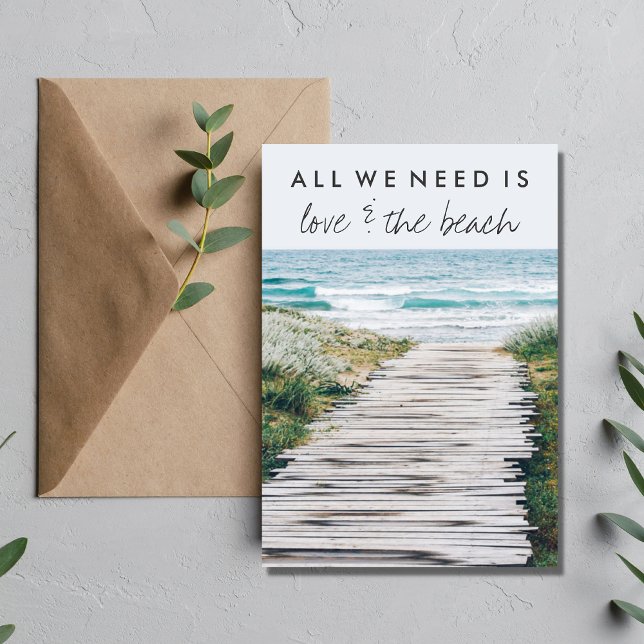 Anmälan från Nantucket Beach Elope Bröllop Inbjudningar (Skapare uppladdad)