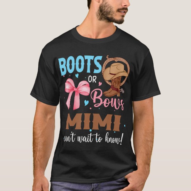 Anmälan från Party om Gender av nötkreatur eller a T Shirt (Framsida)