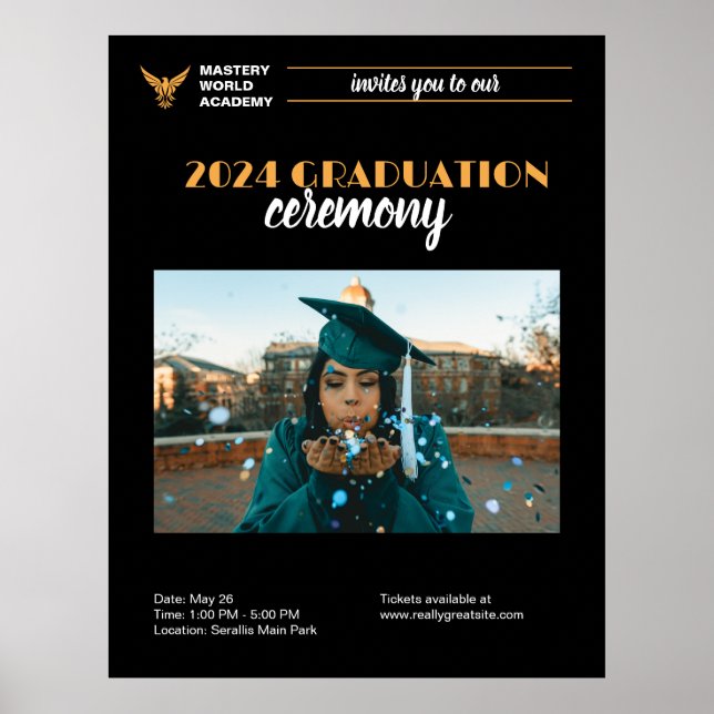 Anmälan från studenten till överordnad Student Poster (Framsidan)