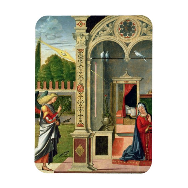 Anmälan (olja på panel) 2 magnet (Vertikal)