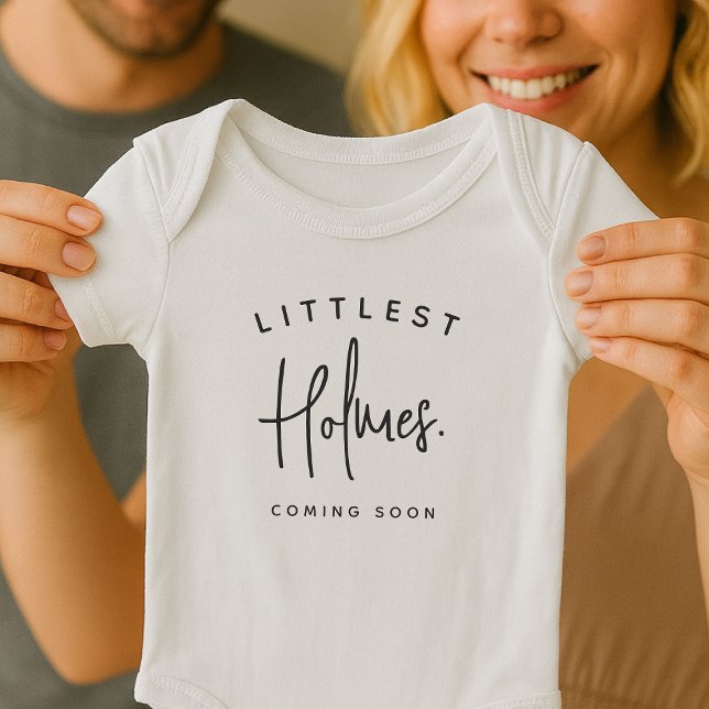 Anmälan om ankomst till baby Personlig Namn T Shirt (Skapare uppladdad)