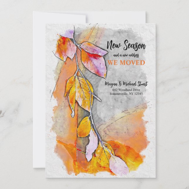 Anmälan om Flytta till hösten Meddelande (Framsida)