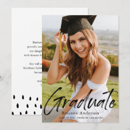 Anmälan om manuell skriptfotografi av Studenten Inbjudningar