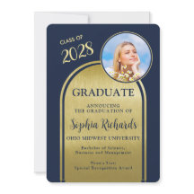 Anmälan om Photo Arch Navy Guld Studenten