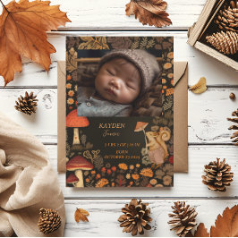 Anmälan om trädjord i Baby Julkort