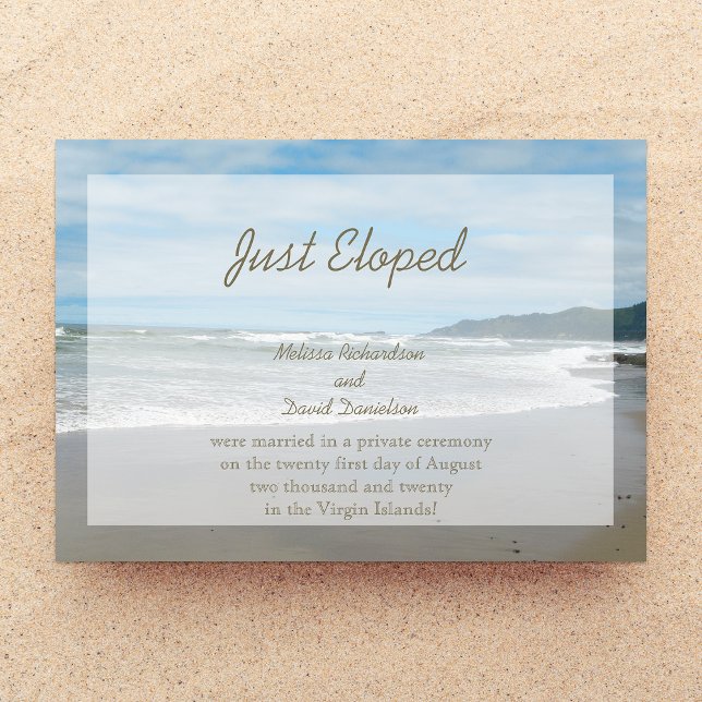 Anmälan till Elopement Bröllop Giftermål Inbjudningar (Skapare uppladdad)