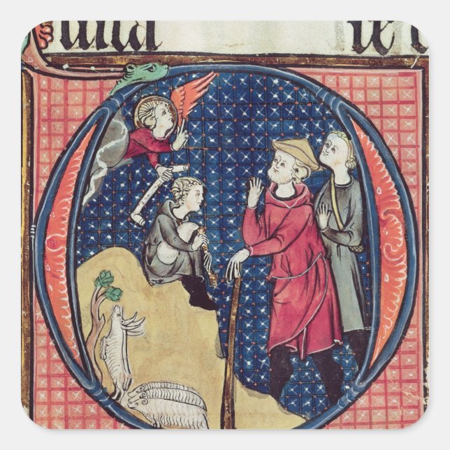 Anmälan till Shepherdset Fyrkantigt Klistermärke (Framsida)