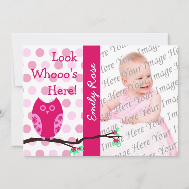 Anmälningar om rosa Uggla Meddelande (Framsida)